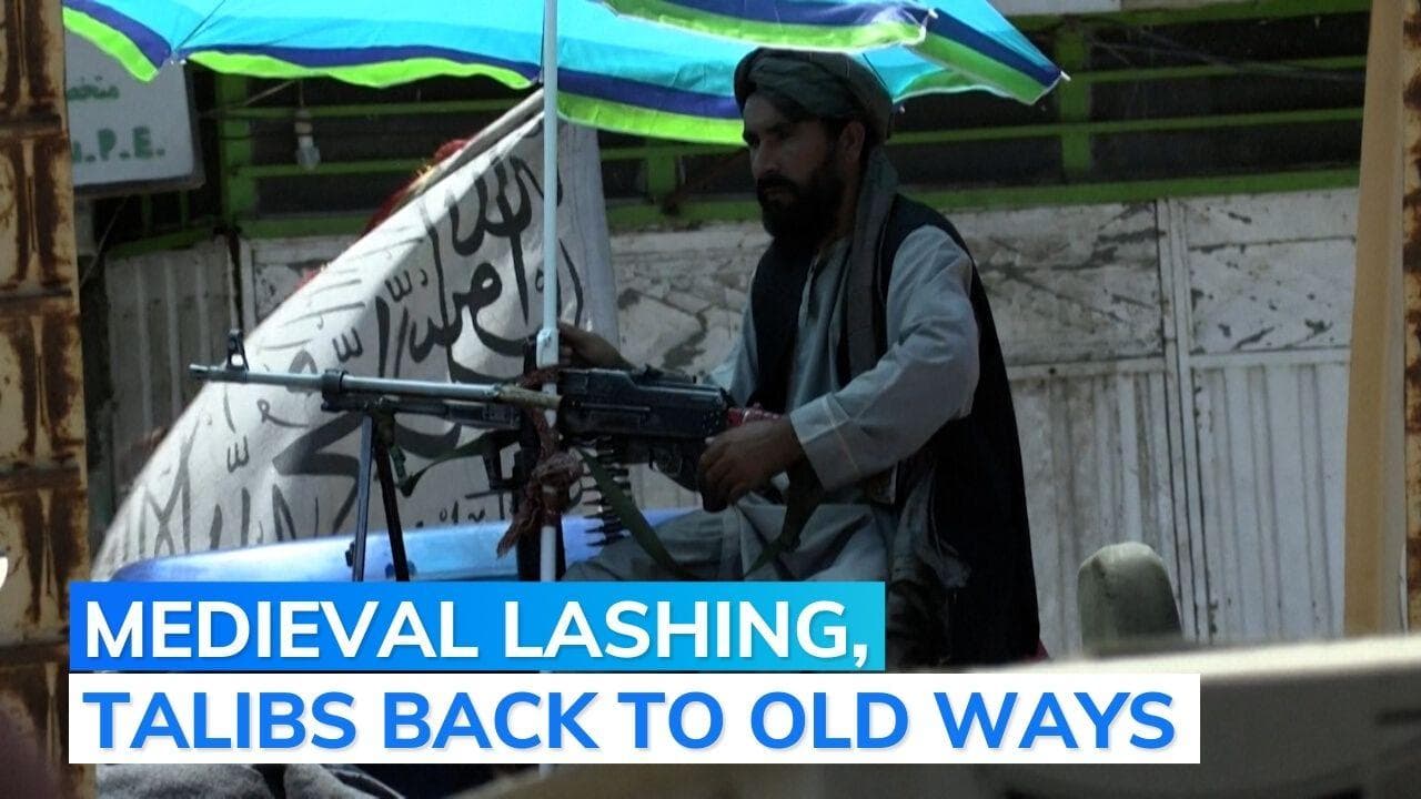 Taliban official says 9 men lashed in public in Afghanistan