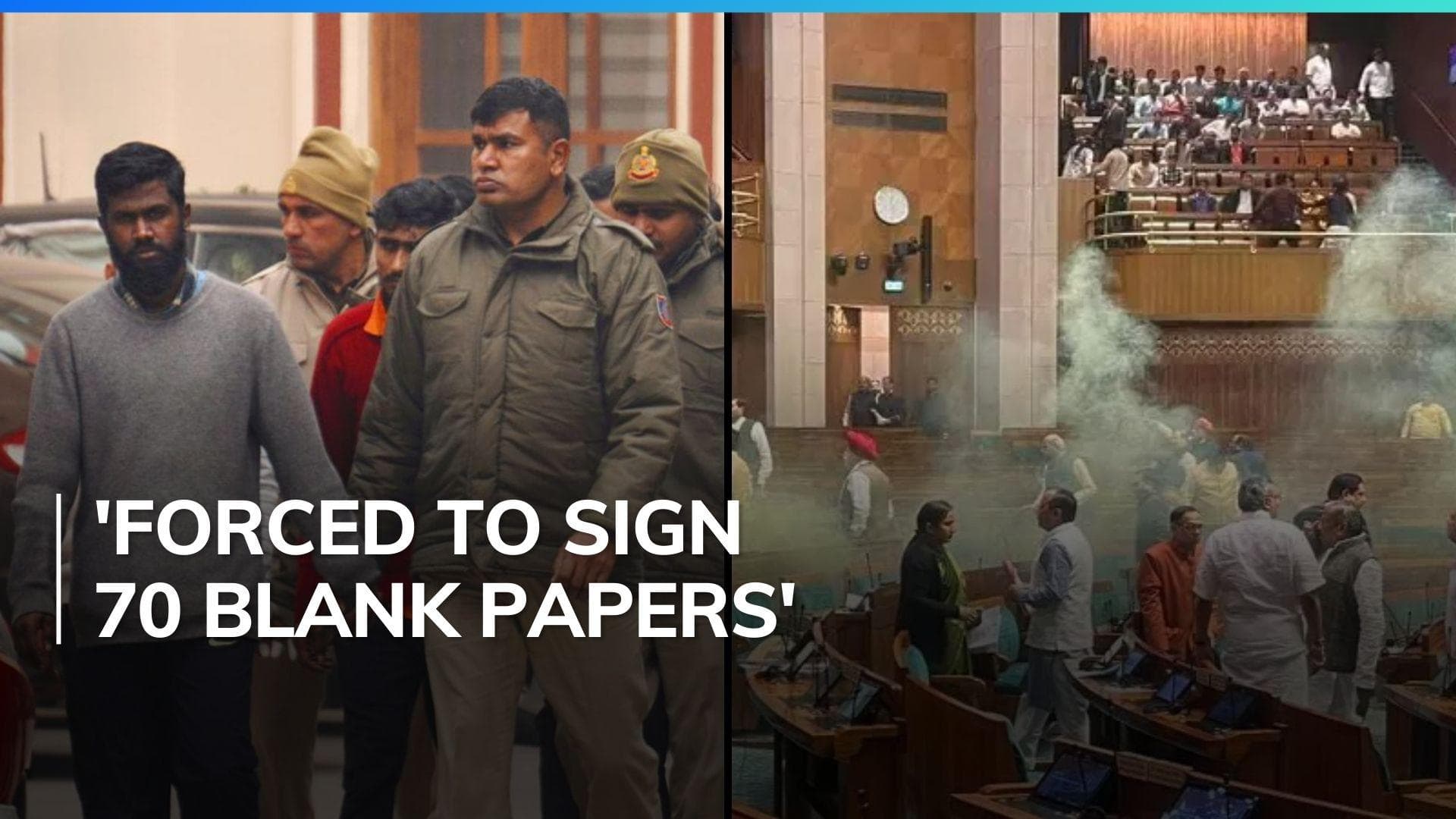 Parliament security breach | Electric shocks given to admit link to Opposition: accused