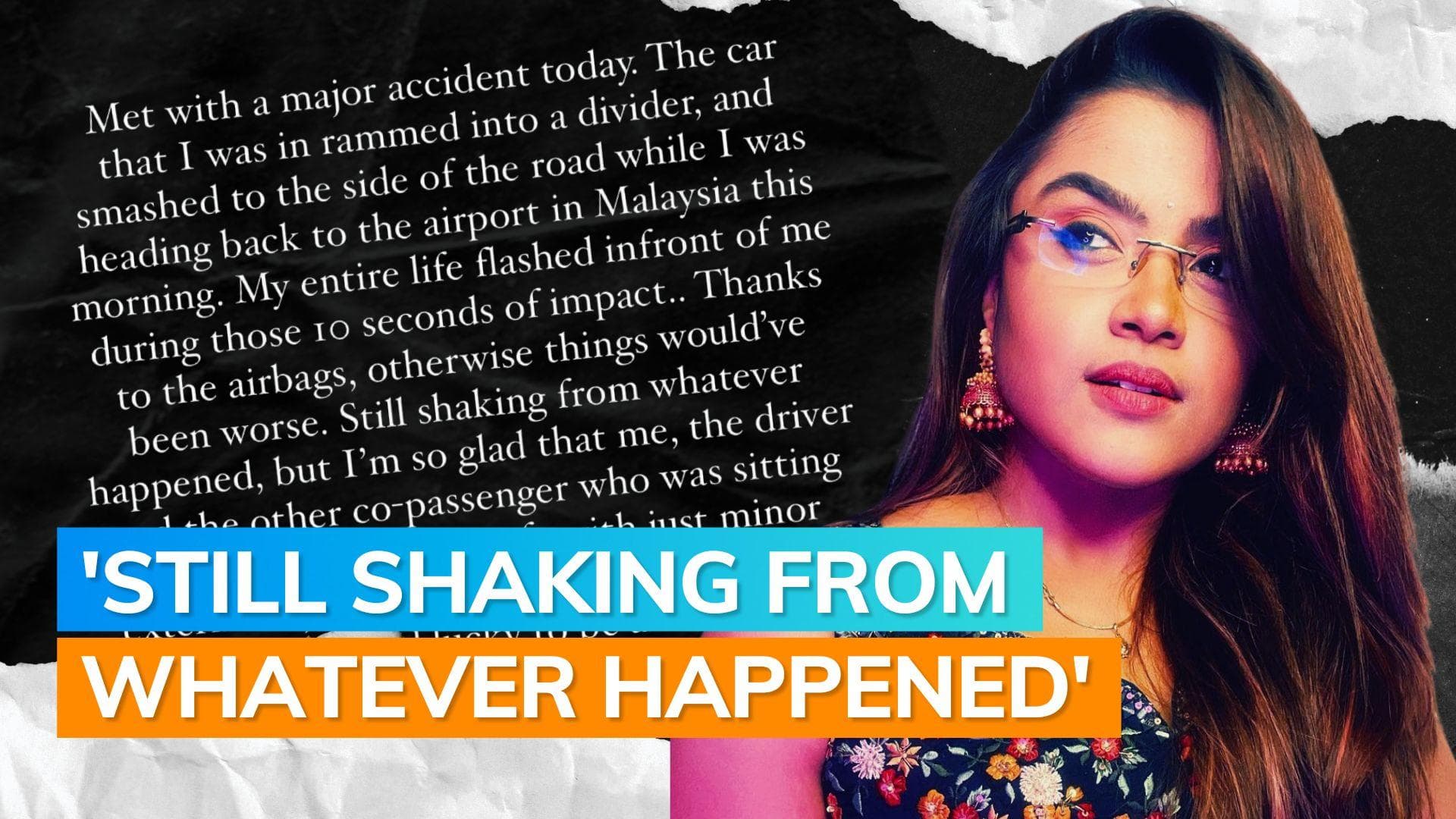 ‘Ponniyin Selvan 2’ singer Rakshita Suresh meets with accident in Malaysia: ‘Grateful to be alive’