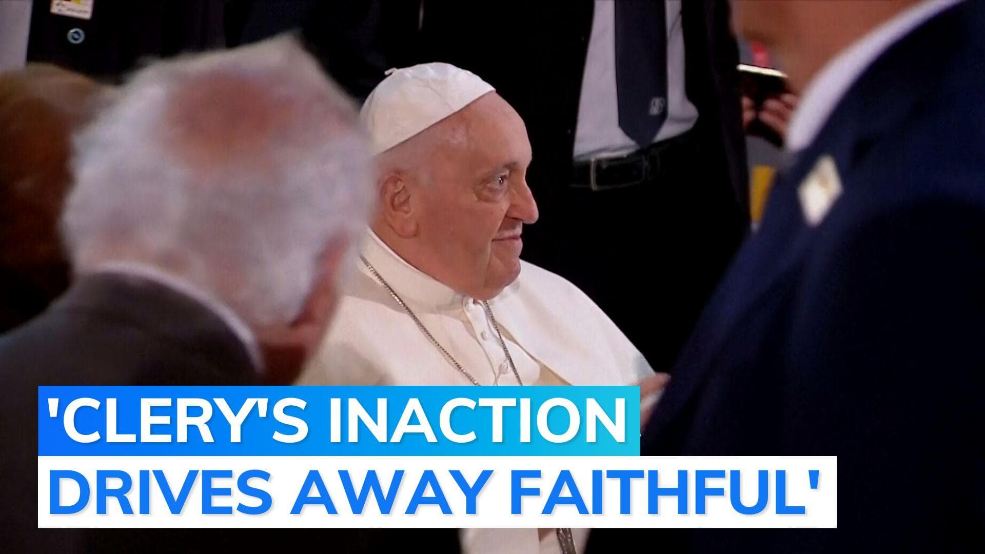 Pope Francis blasts Portugal clergy for response to sex abuse cases