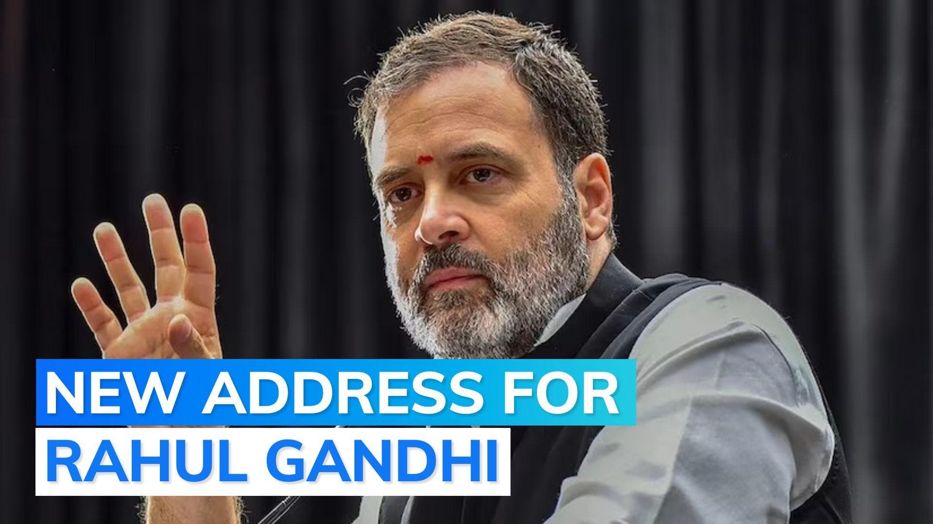 Rahul Gandhi may have found new house, here's where he will be staying