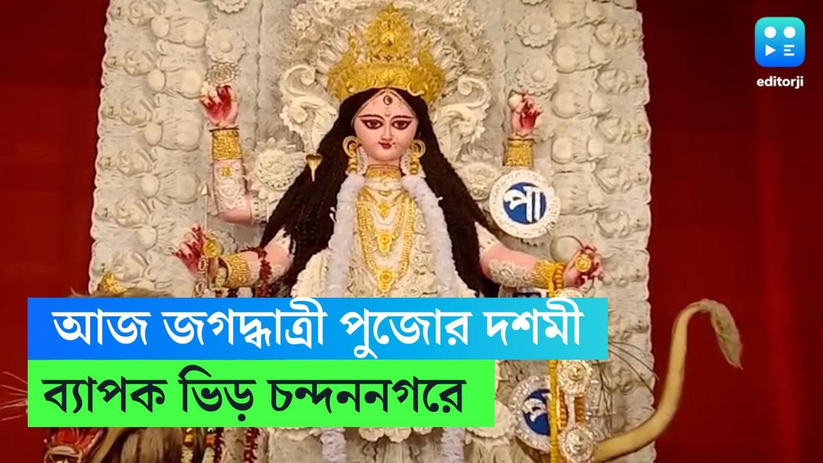 Jagaddhatri Puja: আজ জগদ্ধাত্রী পুজোর দশমী, অহংকারকে নাশ করেন দেবী জগদ্ধাত্রী