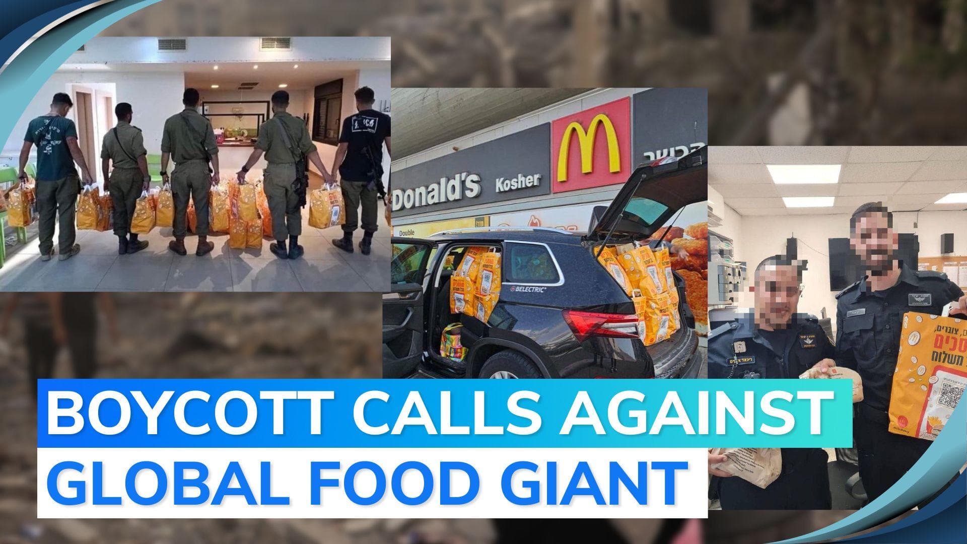 American food giant McDonald's under fire for offering free meals to Israeli soldiers 