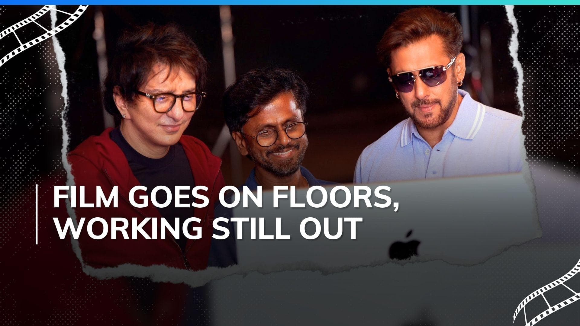 Salman Khan begins shooting for 'Sikandar', shares BTS pic from film's set 