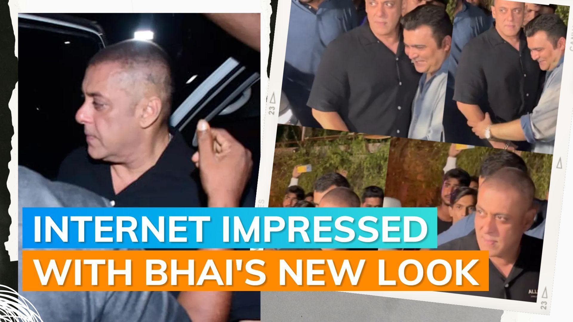 Salman Khan sports bald look, fans speculate it is for his next film with Karan Johar and Vishnu Vardhan