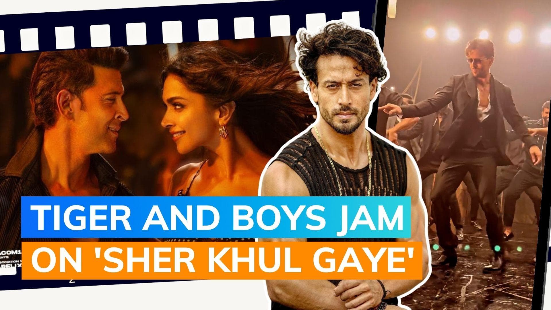 Tiger Shroff recreates Fighter song Sher Khul Gaye between shoot: Watch