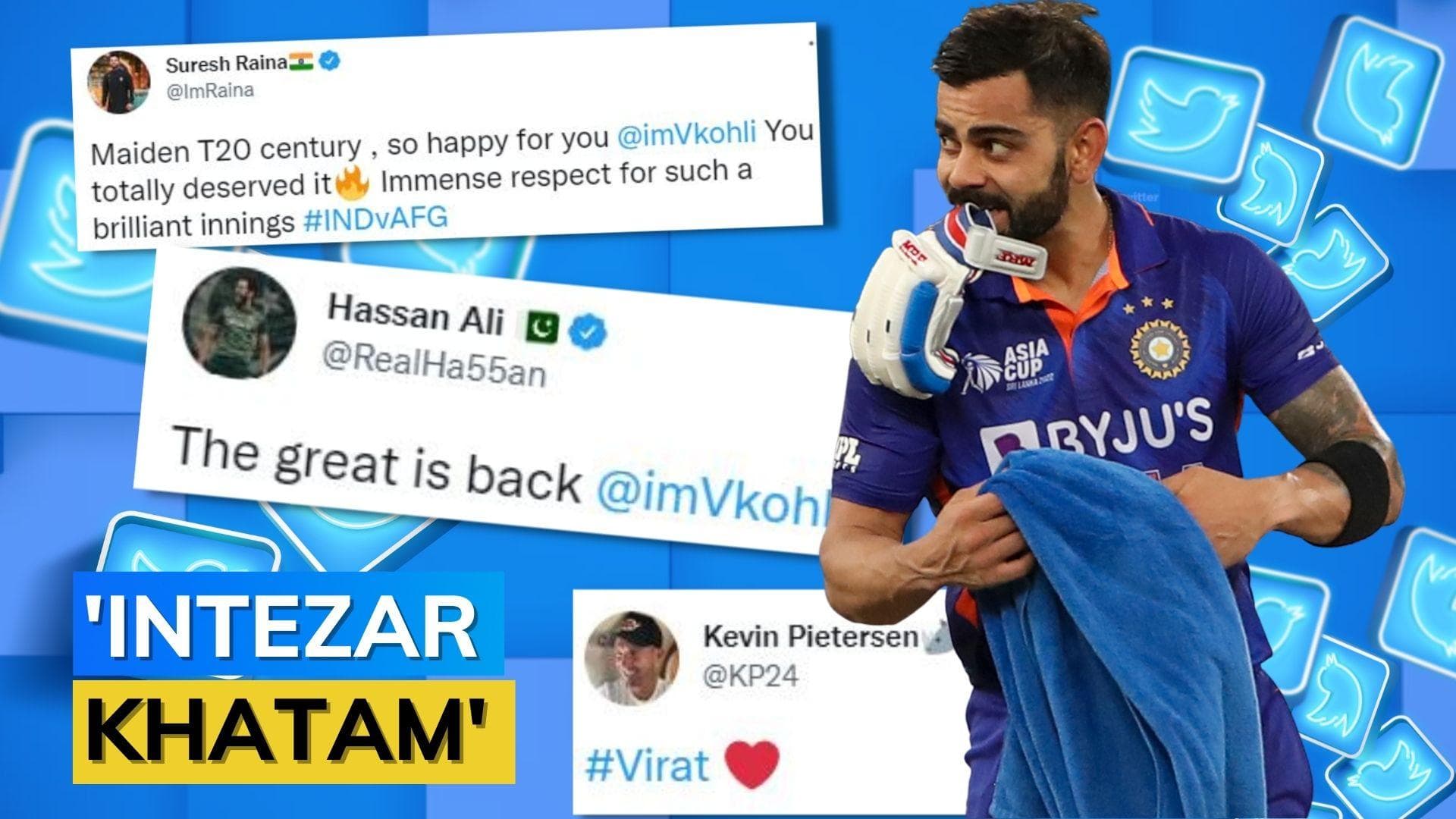 How the World reacted to Virat Kohli's 71st international century