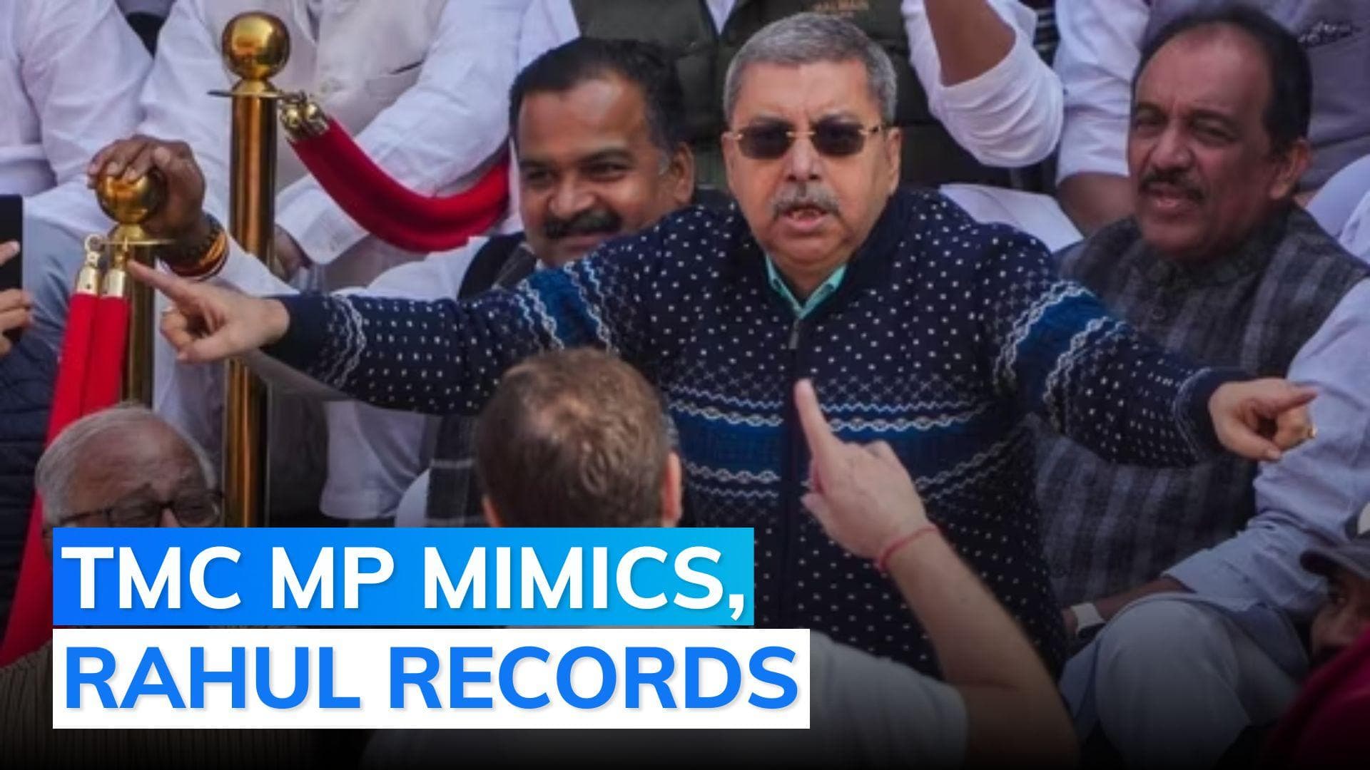 Watch: TMC MP Kalyan Banerjee mimics Vice-President Jagdeep Dhankhar