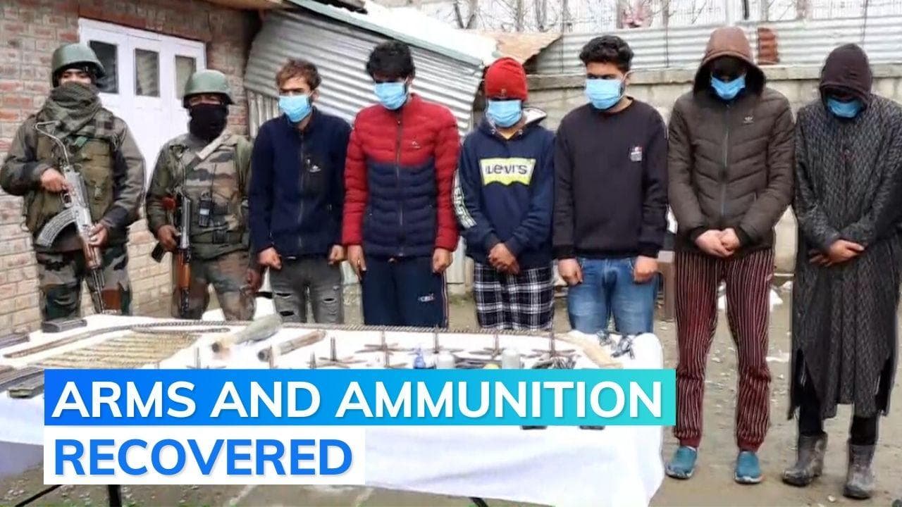 Jaish module busted in J-K's Kulgam district, six arrested