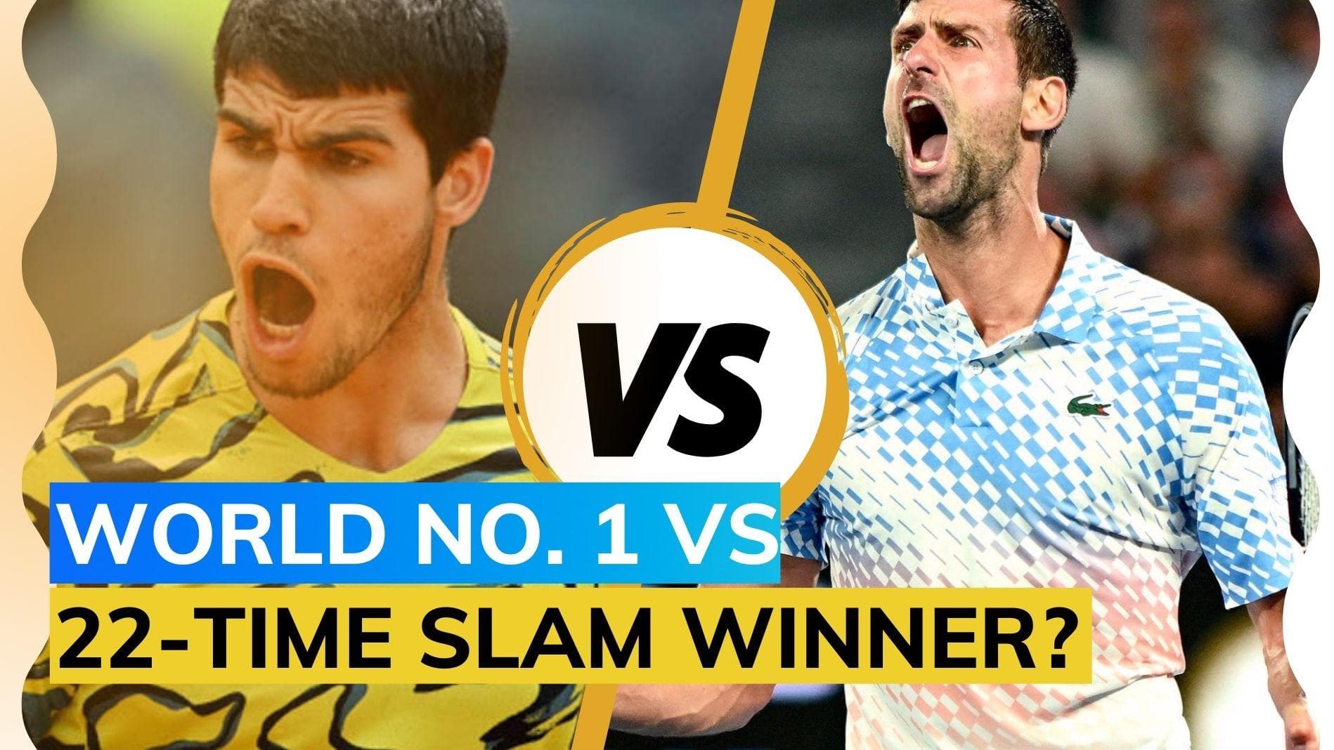 Carlos Alcaraz, Novak Djokovic in same half of French Open draw