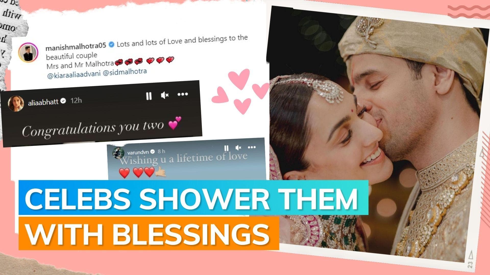 Sidharth Malhotra-Kiara Advani wedding: Alia Bhatt, Varun Dhawan and others congratulate the newlyweds