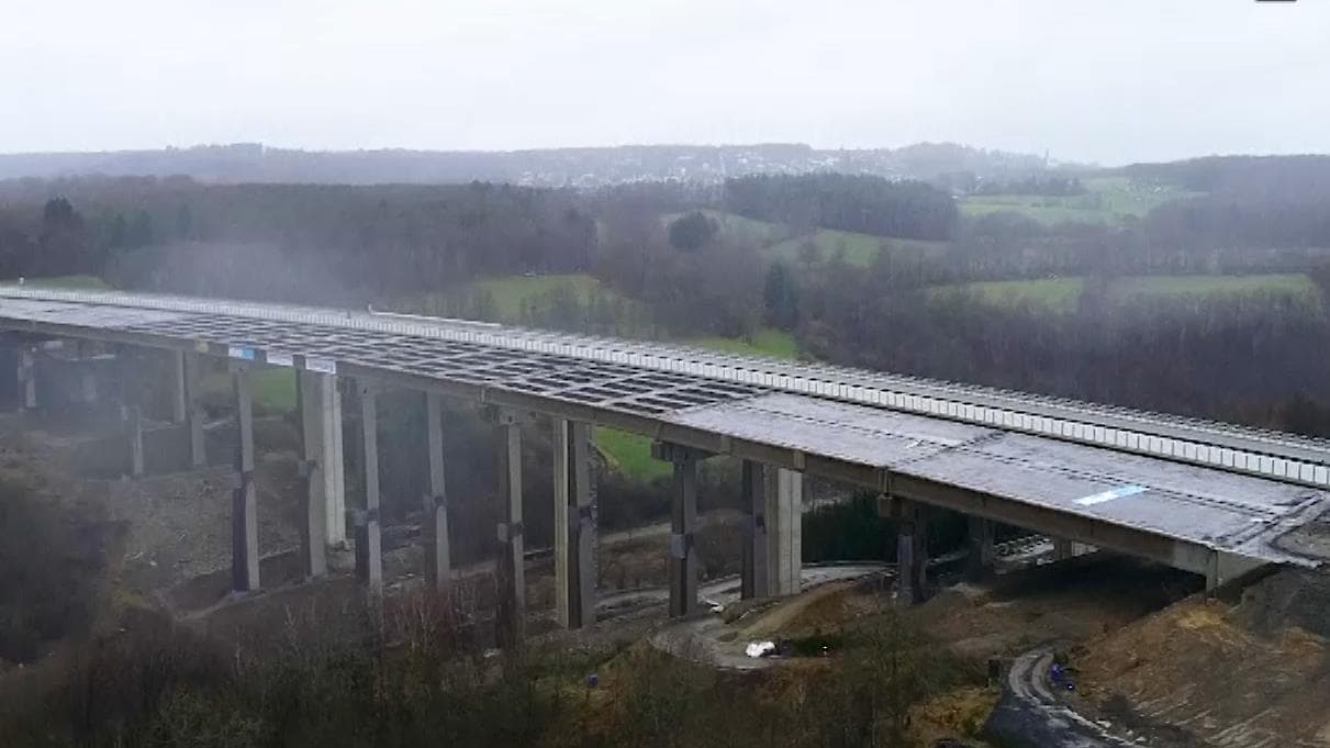 Watch: 70-metre high Germany bridge demolished with controlled blast