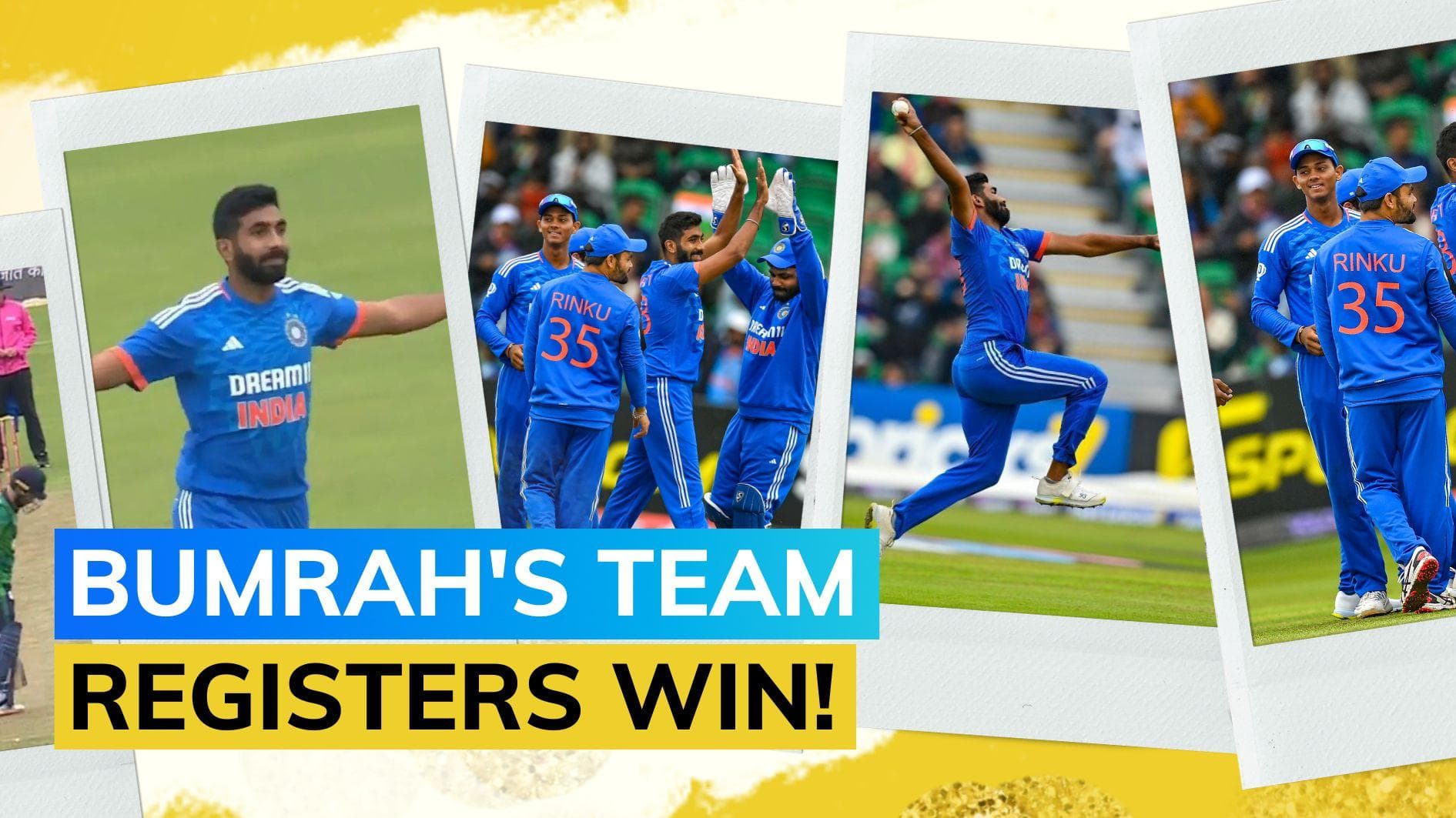 IND vs IRE 1st T20I: Jasprit Bumrah-led India beat Ireland by 2 runs via DLS method in series opener