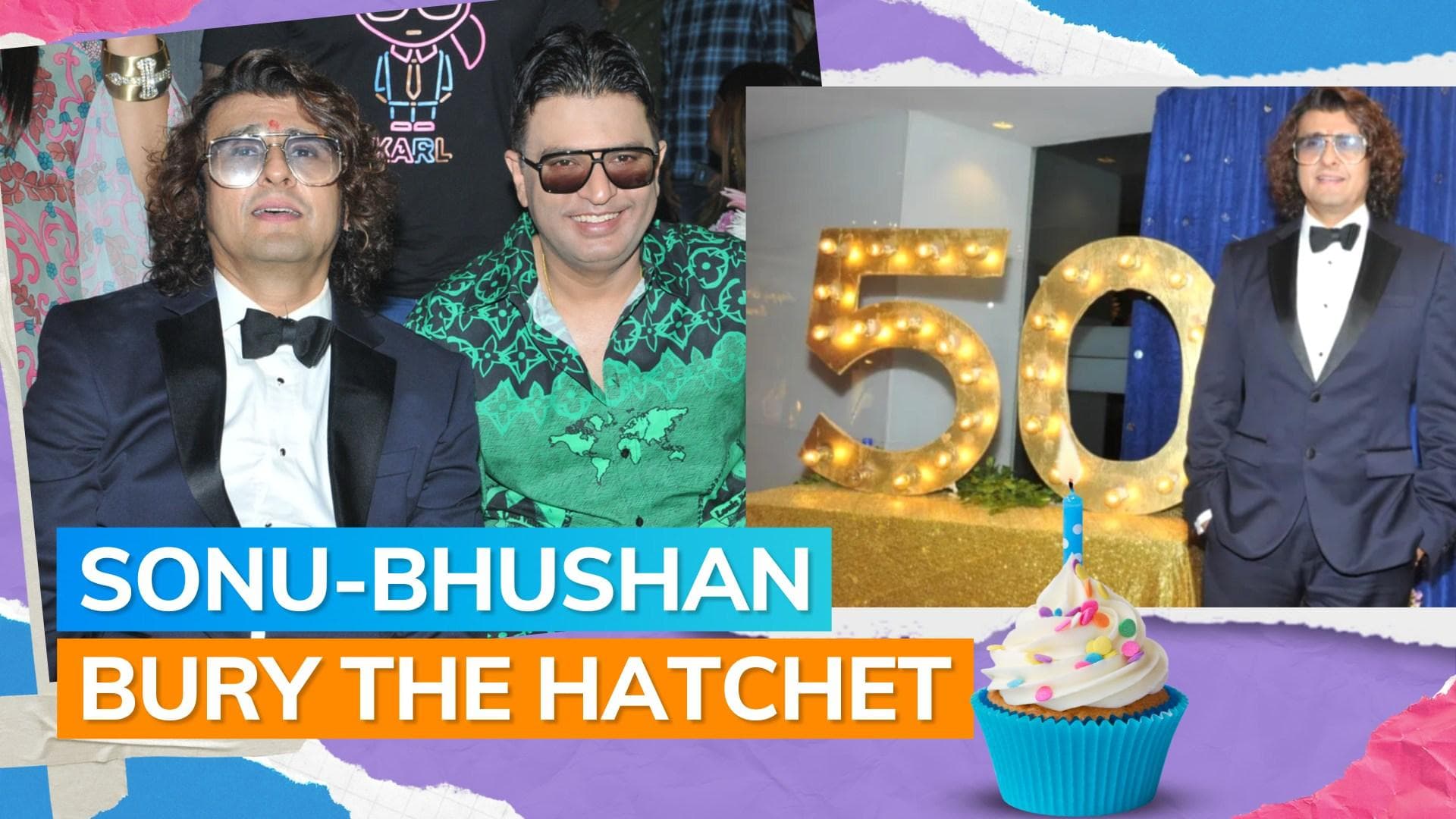Sonu Nigam ends long time rivalry with Bhushan Kumar at 50th birthday party; More details