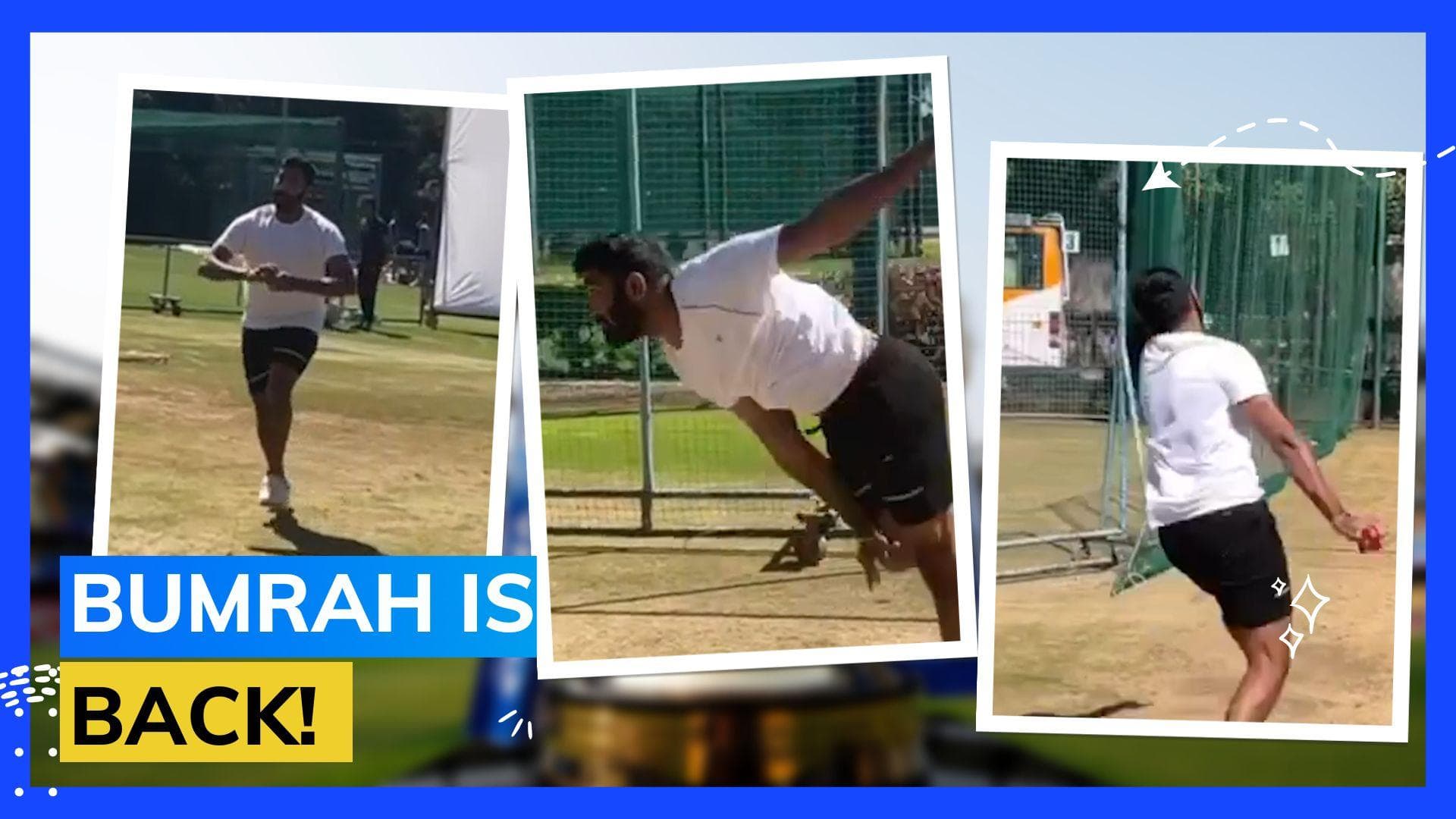 Jasprit Bumrah goes 'full throttle', back to bowling in nets after months