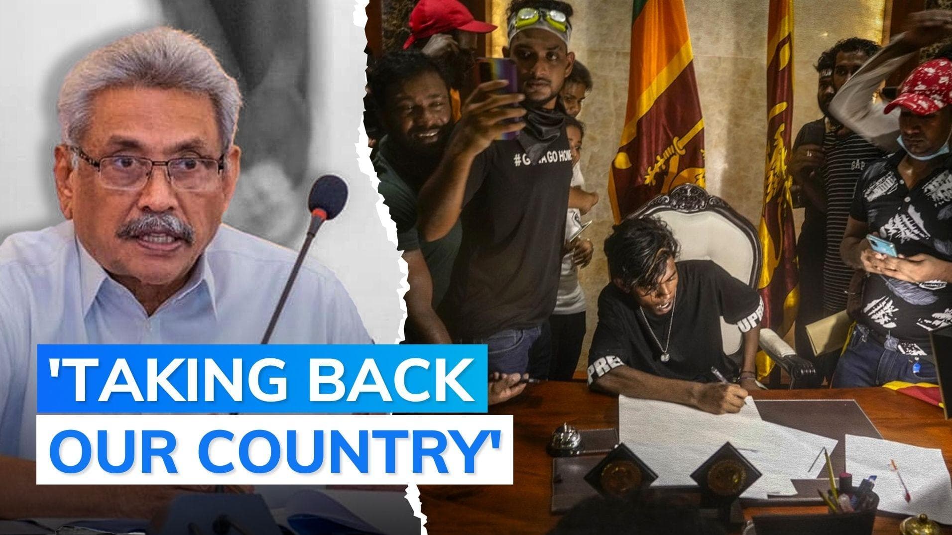 'Power of the people': massive protests as President Gotabaya Rajapaksa flees