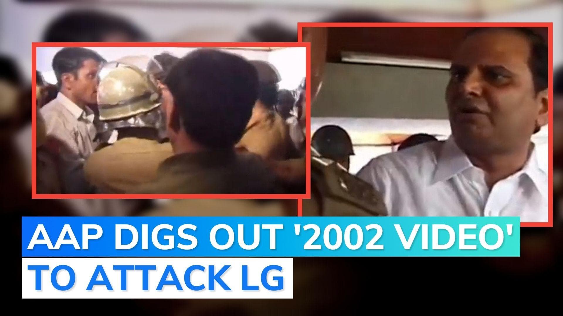 AAP releases video of 'Delhi LG VK Saxena leading violent mob' in Gujarat in 2002