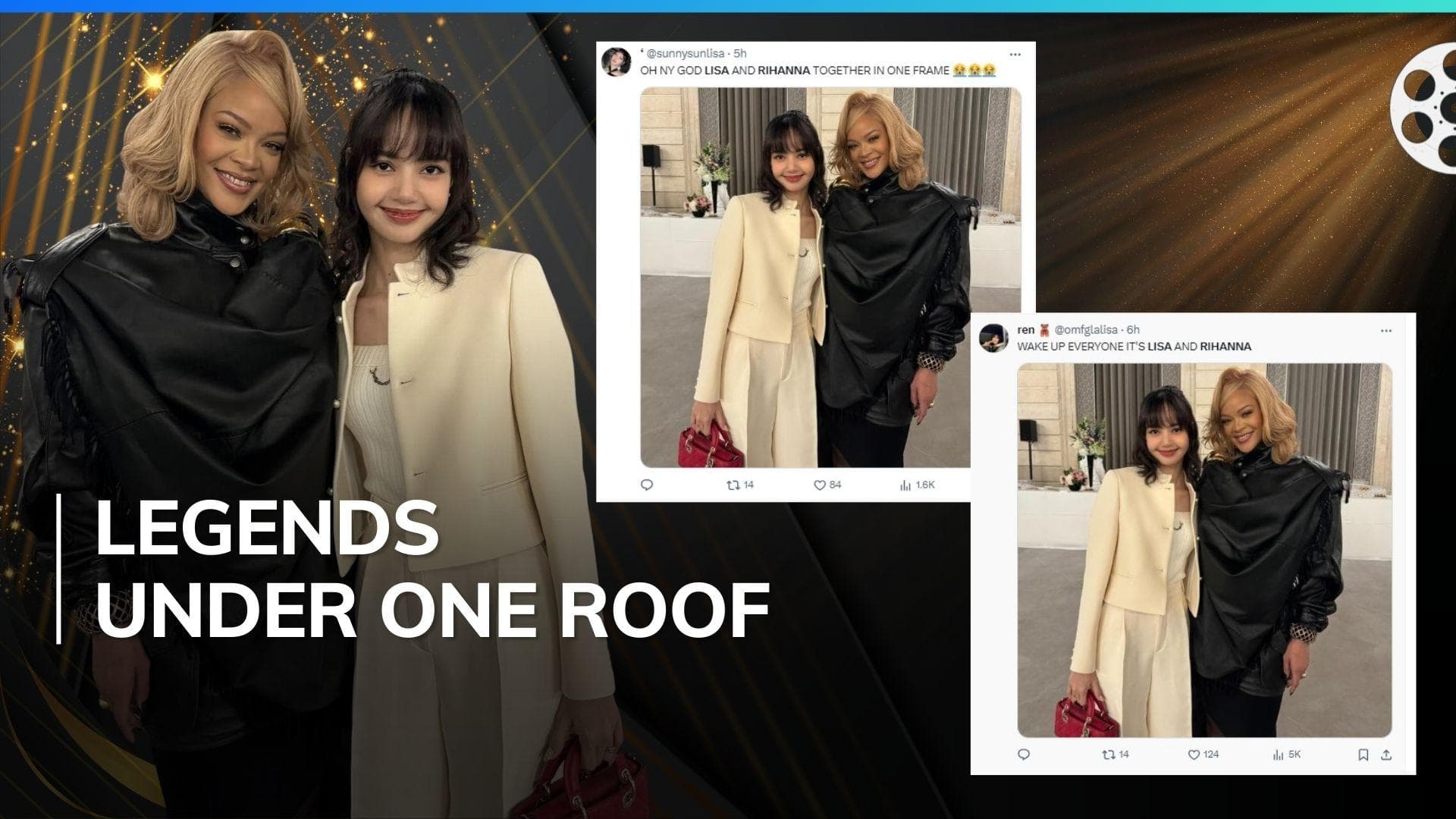 BLACKPINK's Lisa and Rihanna pose together for a photograph; Internet goes wild