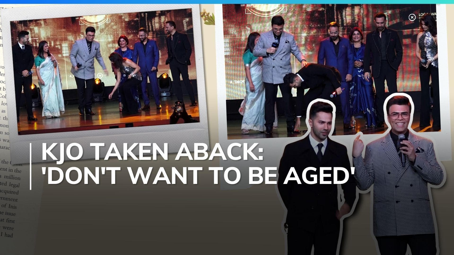 Varun Dhawan-Samantha Ruth Prabhu touch Karan Johar’s feet; watch his reaction 