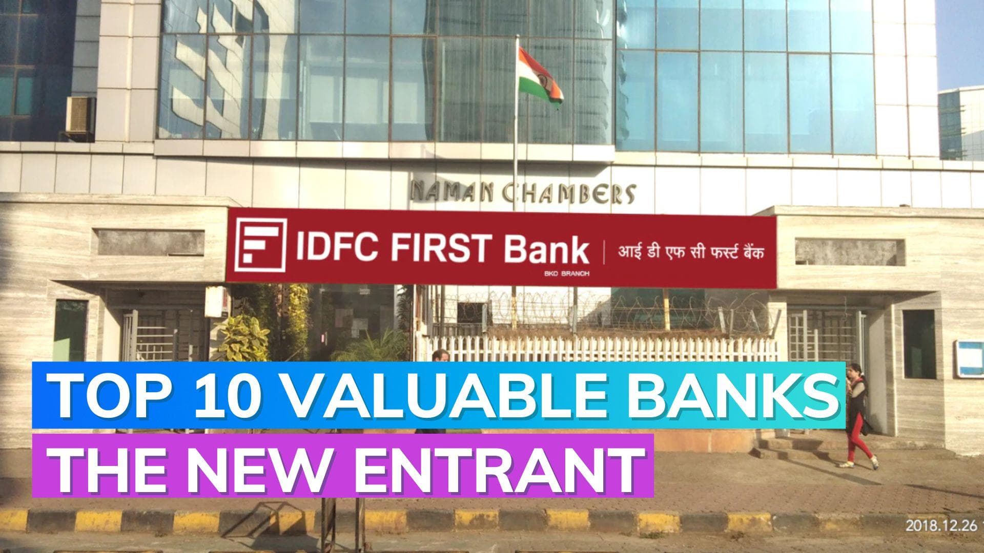 IDFC First Bank Joins Top 10 Valuable Indian Banks after 67% Share Surge in 2023