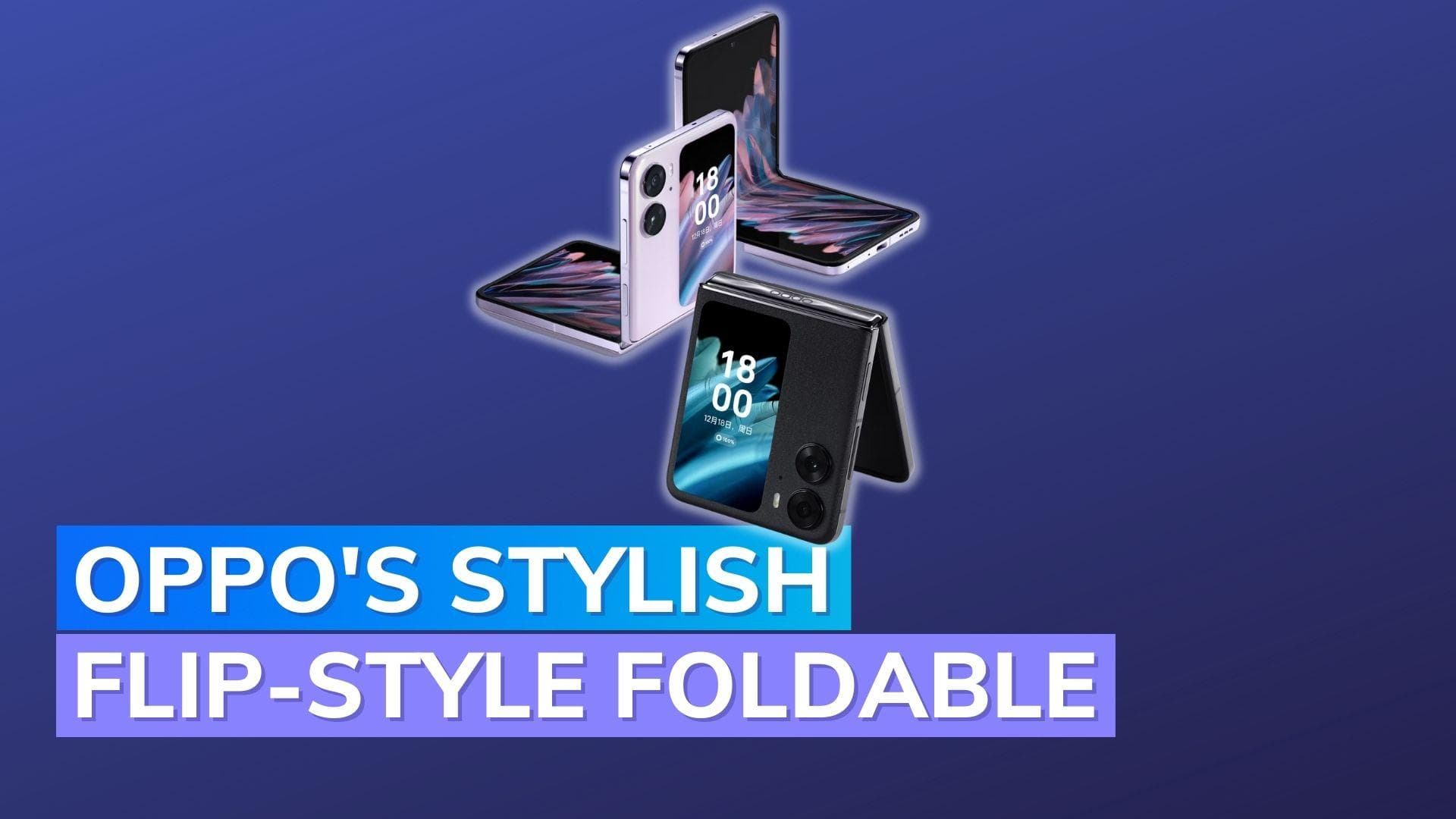 Oppo Find N2 Flip revealed, to launch globally
