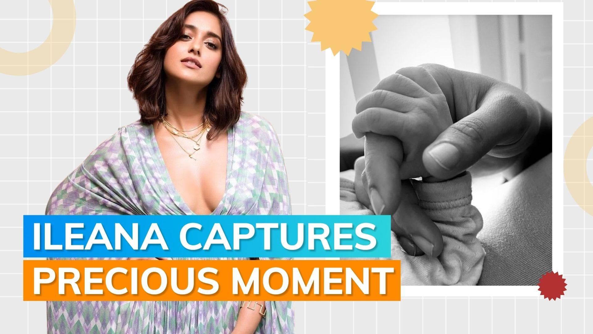 Ileana D’Cruz celebrates one week of motherhood; shares adorable pic with son Koi Phoenix Dolan