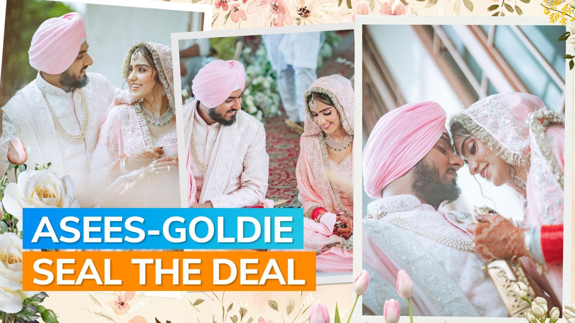 Asees Kaur and Goldie Sehel share first pictures from their wedding ceremony