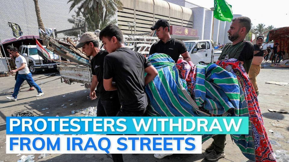 Iraqis heed cleric's plea to leave streets after clashes