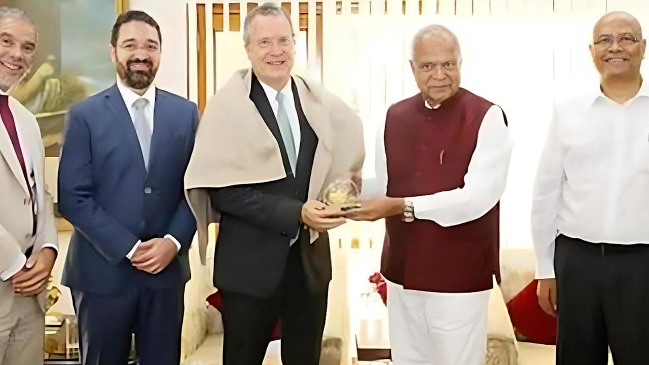 Brazil's ambassador to India calls on Punjab Governor Banwarilal Purohit