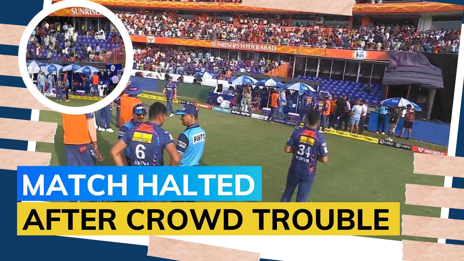 IPL 2023, SRH vs LSG: Hyderabad fans hurl objects at Lucknow's dugout