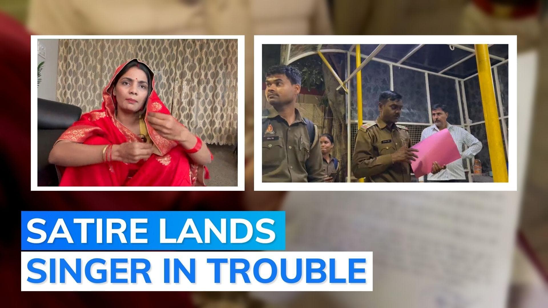 UP cops question singer for song on Kanpur eviction drive