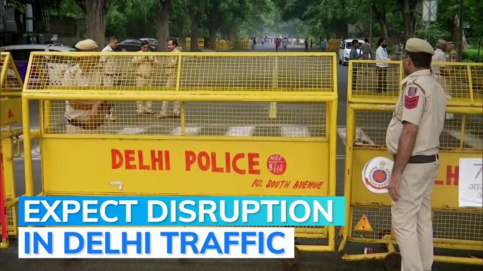 Delhi traffic advisory as Congress plans protest, Section 144 imposed 