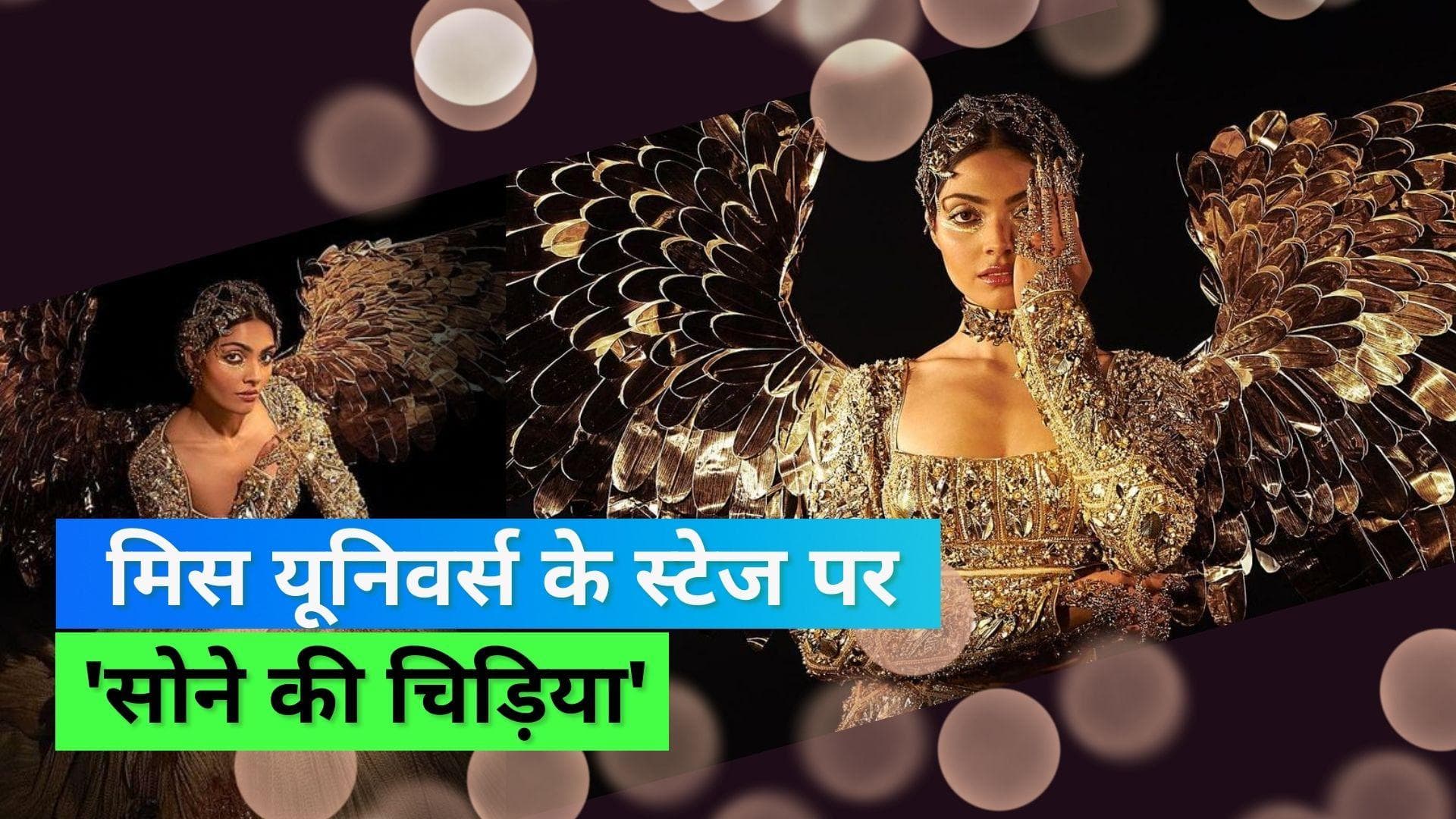 Sone Ki Chidiya: Miss Universe के लिए 'सोने की चिड़िया' को बनाया नेशनल कॉस्टयूम