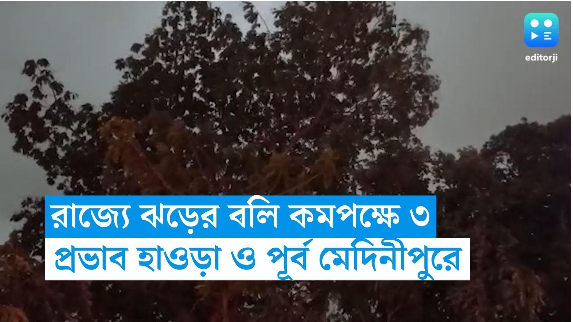 West Bengal Storm: হাওড়া ও পূর্ব মেদিনীপুরে ঝড়ের বলি ৩, রাজ্যে বাড়তে পারে মৃতের সংখ্যা