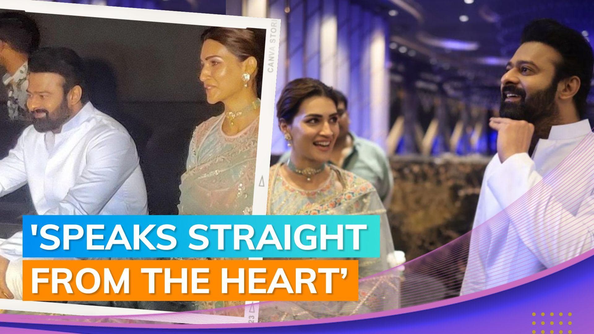 'Adipurush' trailer launch:  Kriti Sanon calls Prabhas ‘as simple as Prabhu Ram’