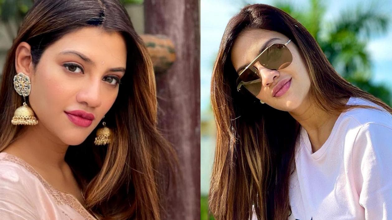 Nusrat Jahan: শুটিংয়ে ছিমছাম সাজে নুসরত, প্রকাশ্যে এল নতুন লুক