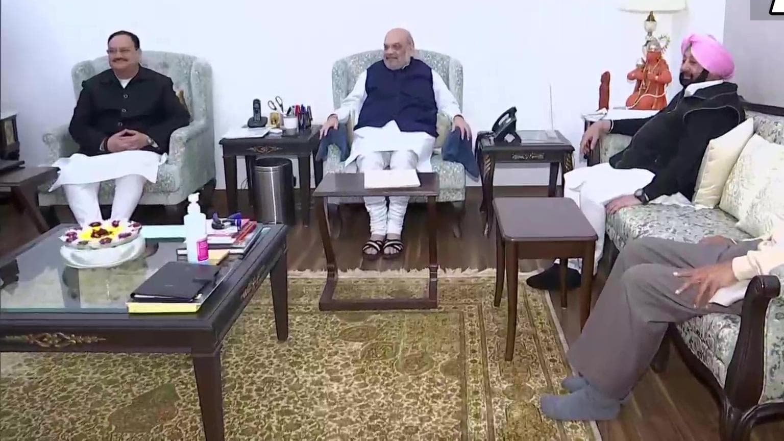 Punjab Election 2022: दिल्ली में अमित शाह से मिले कैप्टन अमरिंदर, सीटों पर बंटवारे के लिए बनेगी कमेटी