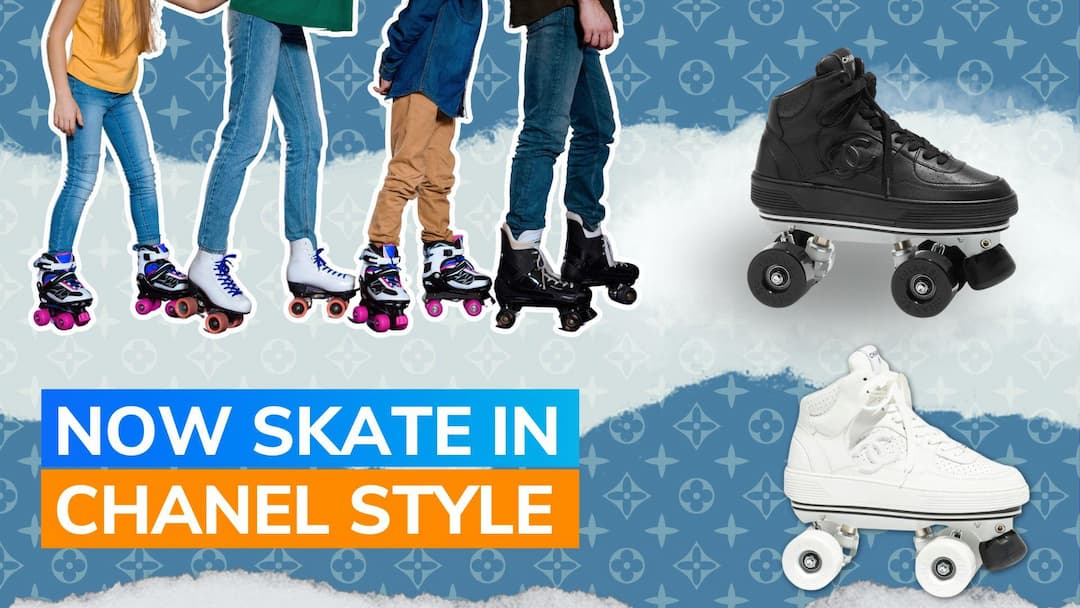Chanel‘s new luxury roller skates cost as much as a 10 day trip to Bali