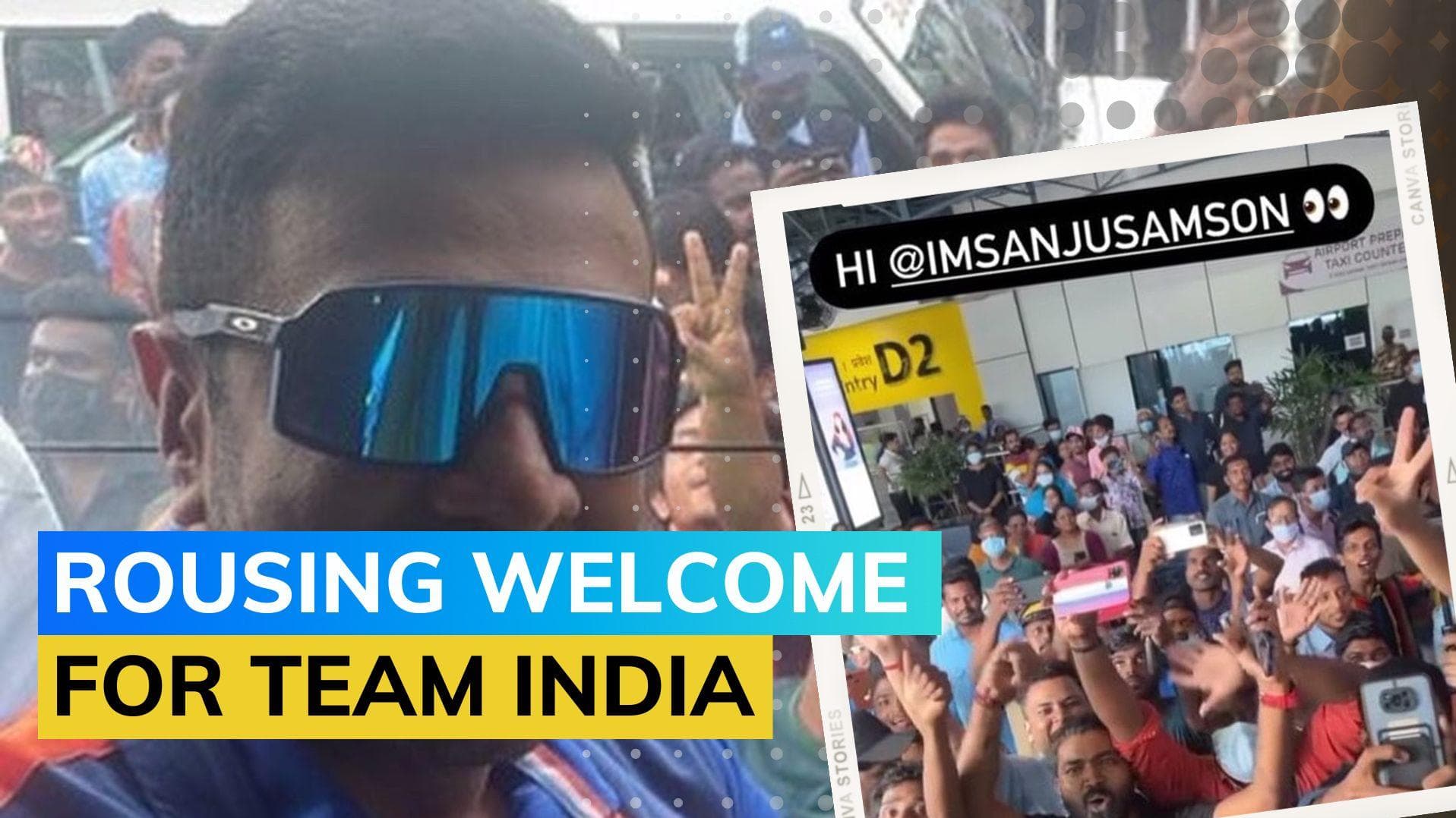 IND vs SA: Sanju Samson's fans welcome Team India in Trivandrum with chants of 'Sanju, Sanju!'