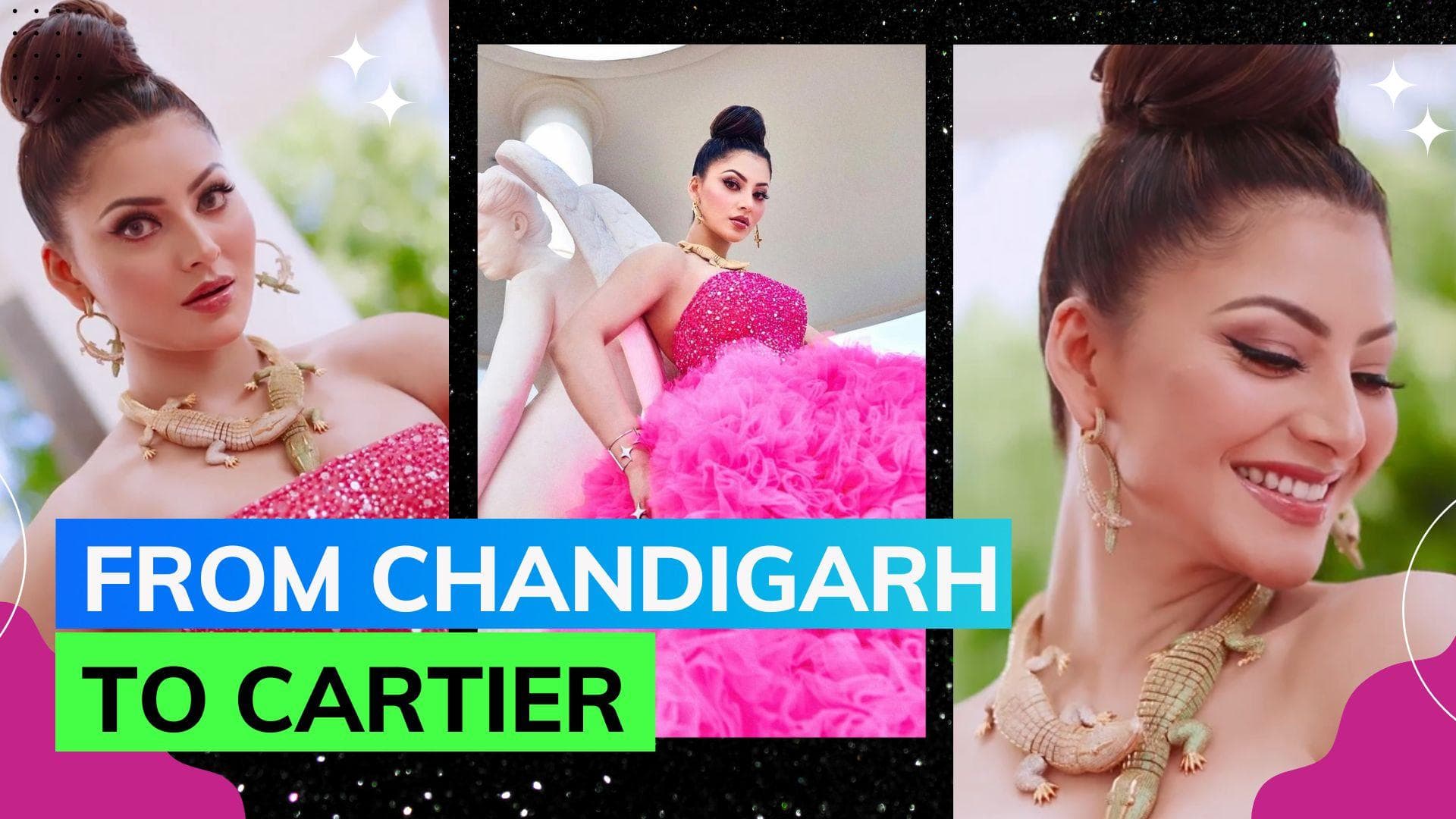 Cannes 2023: Did Urvashi Rautela wear a copy of original Cartier crocodile necklace? Here's what we know
