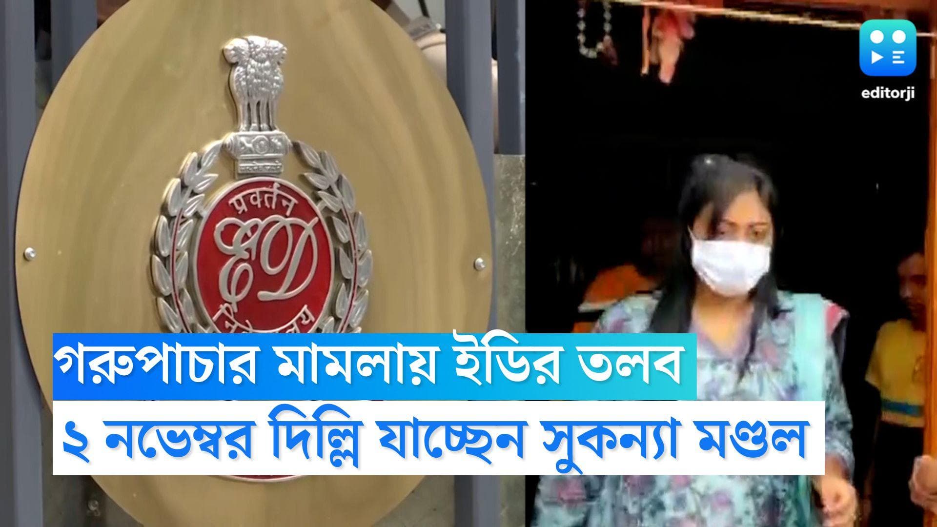 Sukanya Mondal: গরুপাচার মামলায় ইডির তলব, ২ নভেম্বর দিল্লি যাচ্ছেন সুকন্যা মণ্ডল