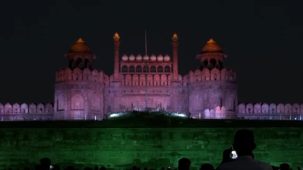 Historic! Monuments lit up in tricolour to mark 100 crore vaccine feat