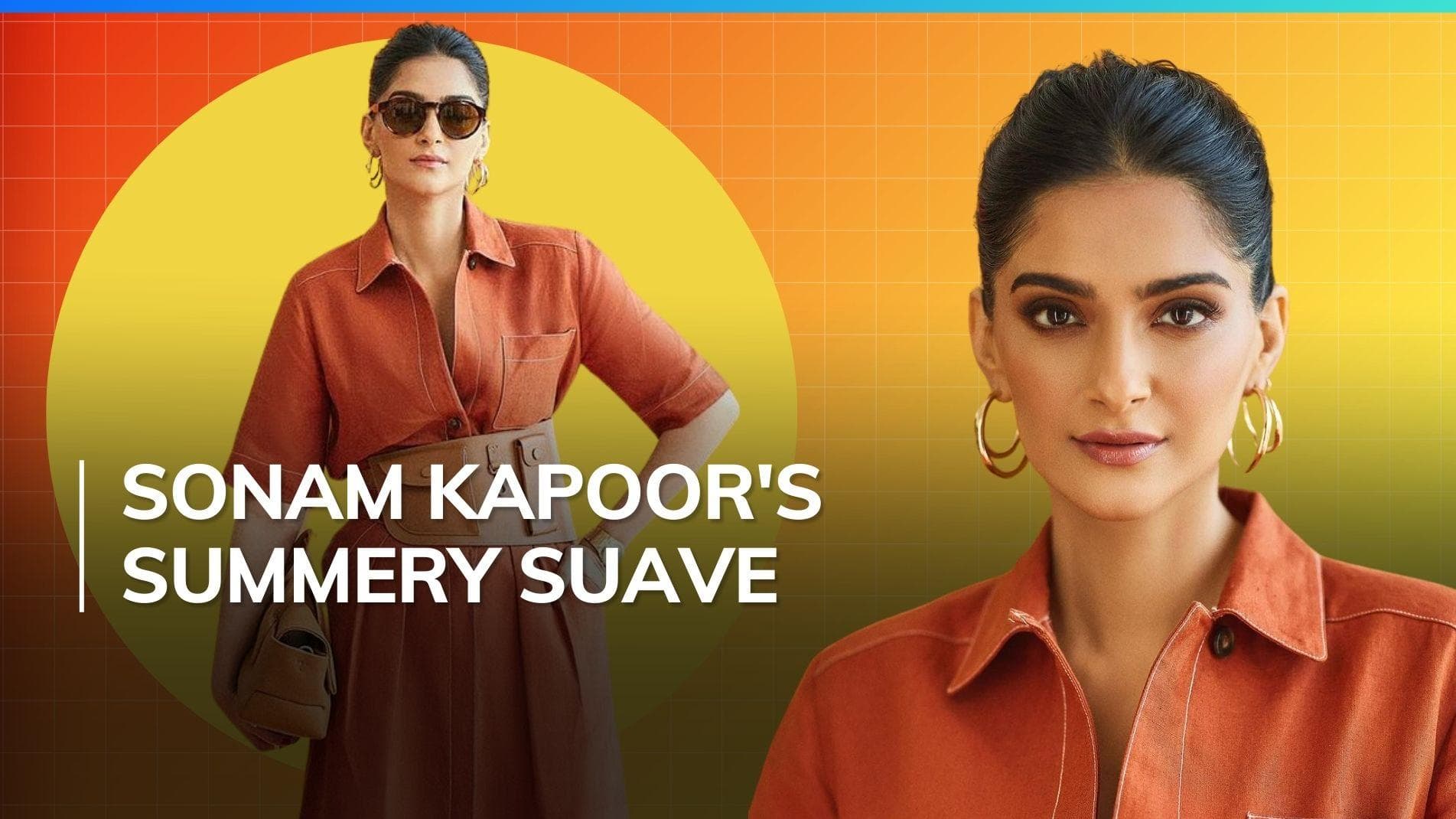 Sonam’s orange ensemble is everything you need for a perfect summer outing, take inspo