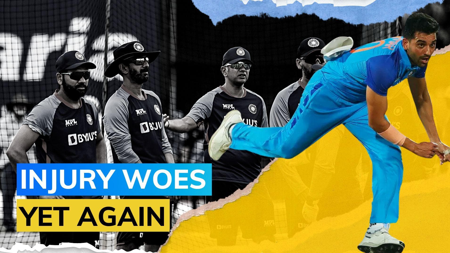 Deepak Chahar ruled out of T20 World Cup 2022 due to a back injury: reports