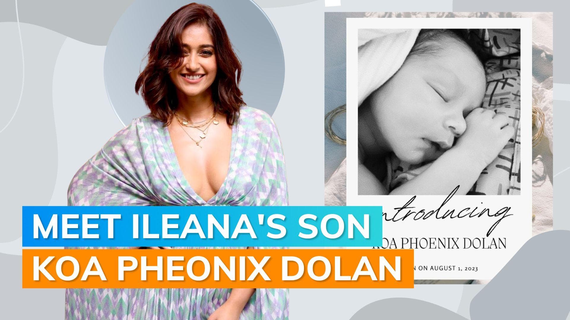 Ileana D'Cruz welcomes baby boy, shares 1st picture on Instagram