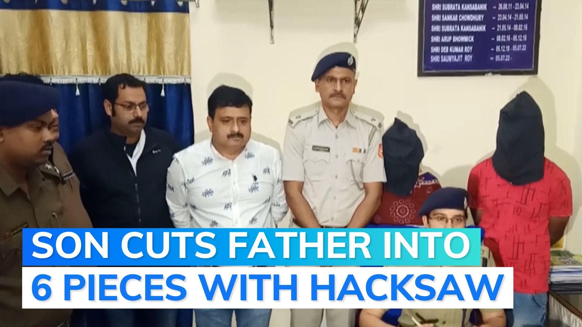 Ex-navy man strangulated, body chopped into pieces allegedly by son