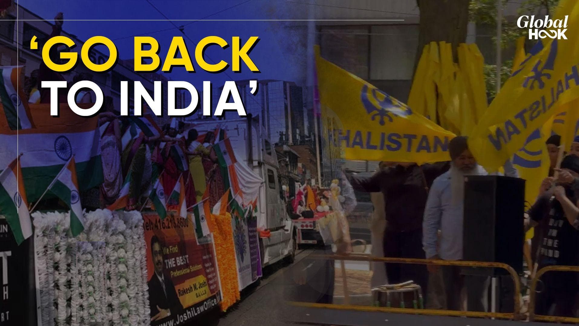 Khalistani Protesters Disrupt India Day Parade In Canada, Tear Down The Indian Flag