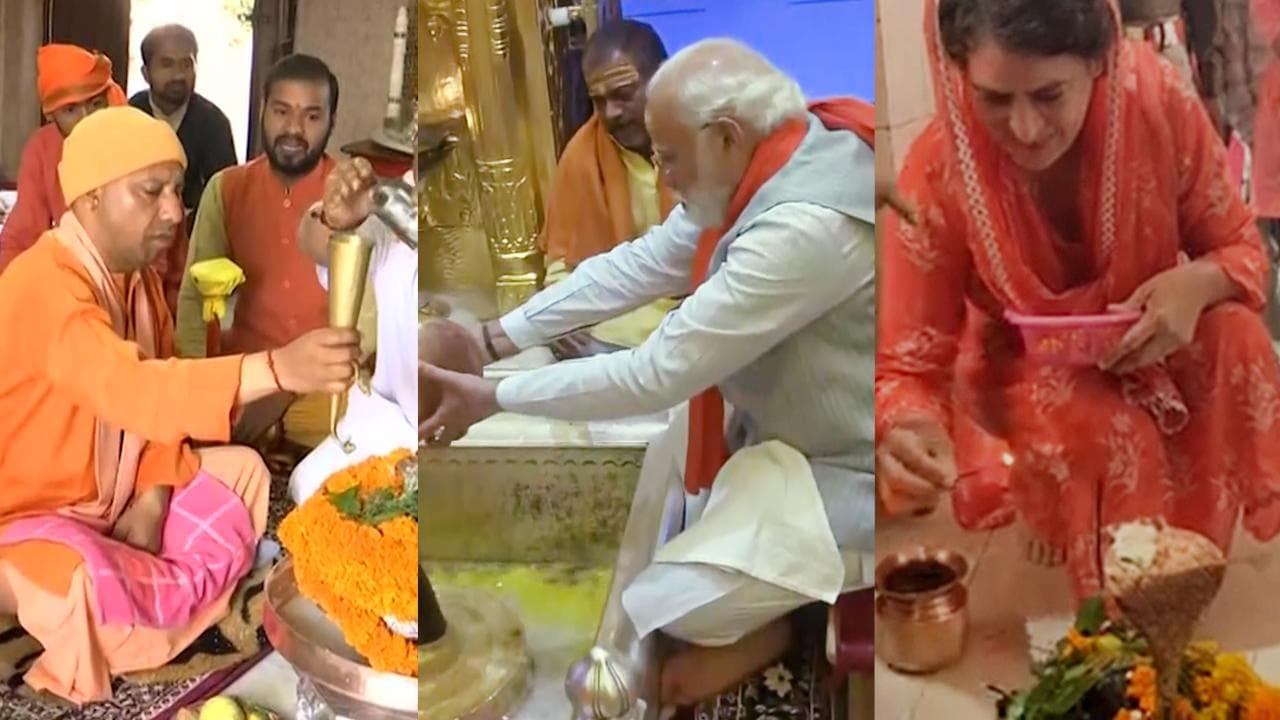 Priyanka Gandhi, Yogi Adityanath offer prayers; PM Modi, Akhilesh Yadav tweet Maha Shivaratri wishes | UP