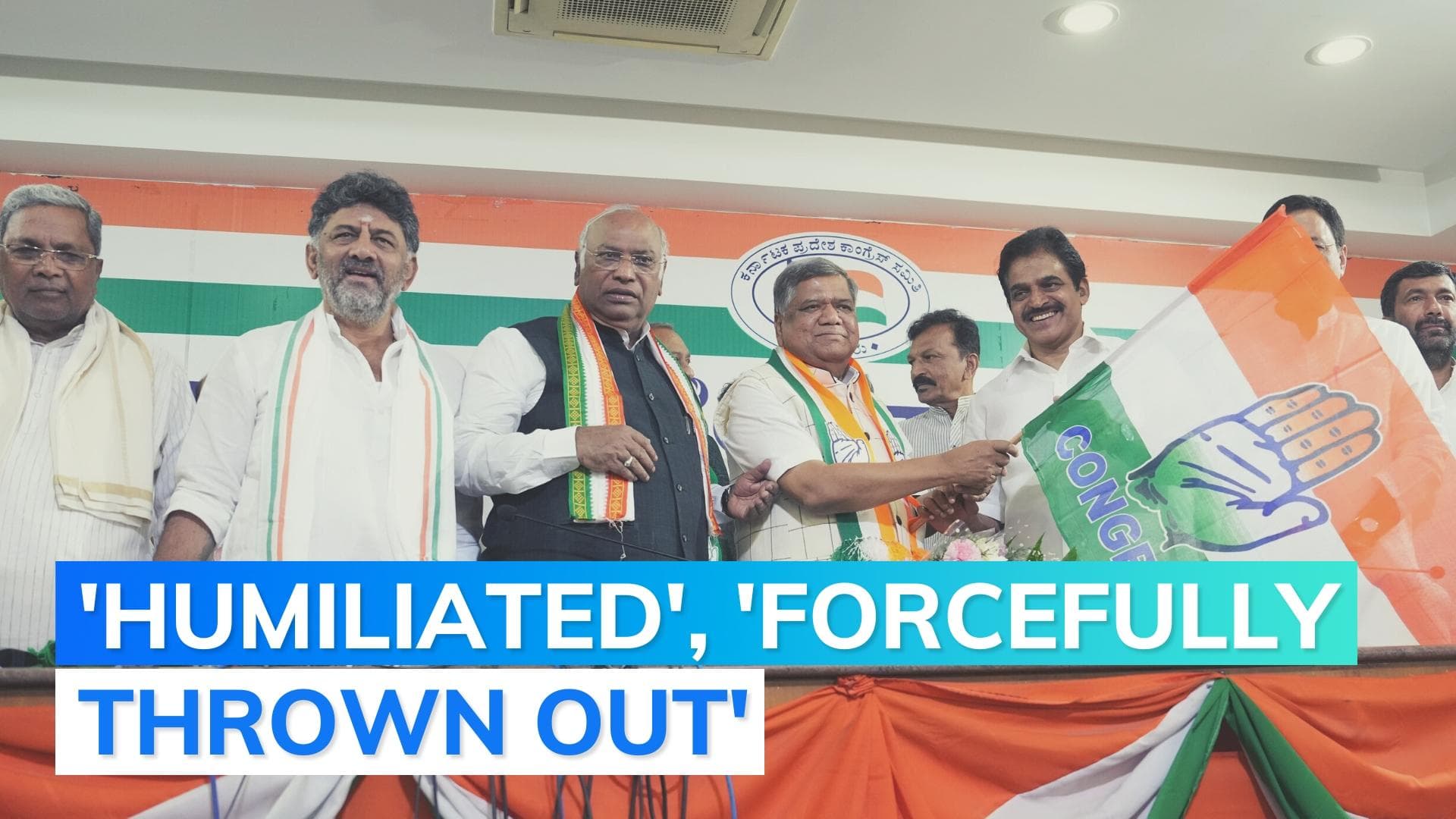 Karnataka election: blow for BJP as ex-CM Jagadish Shettar joins Congress