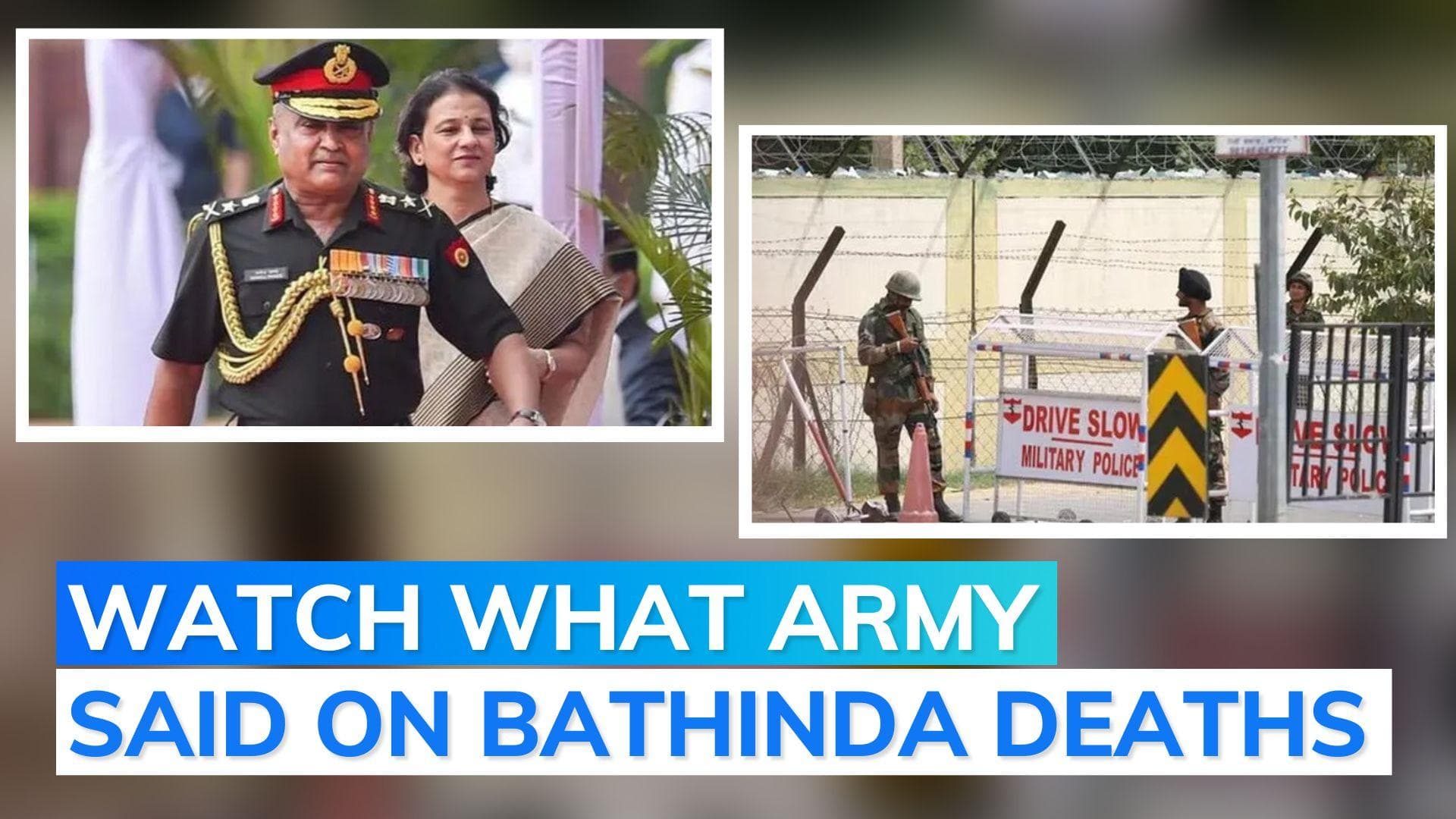 Bathinda shooting: Indian Army chief to brief Defence Minister Rajnath, say reports